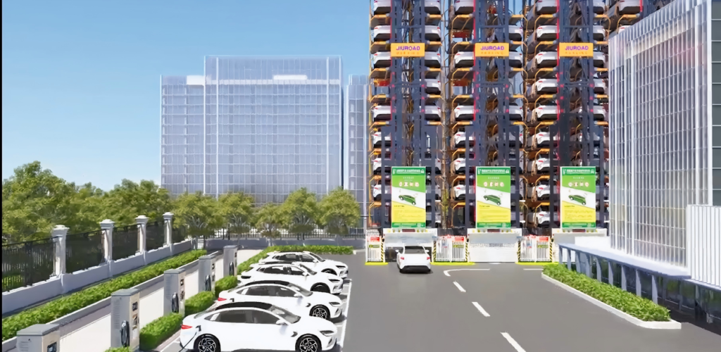 Automatic Rotary AC Charging&Parking Station