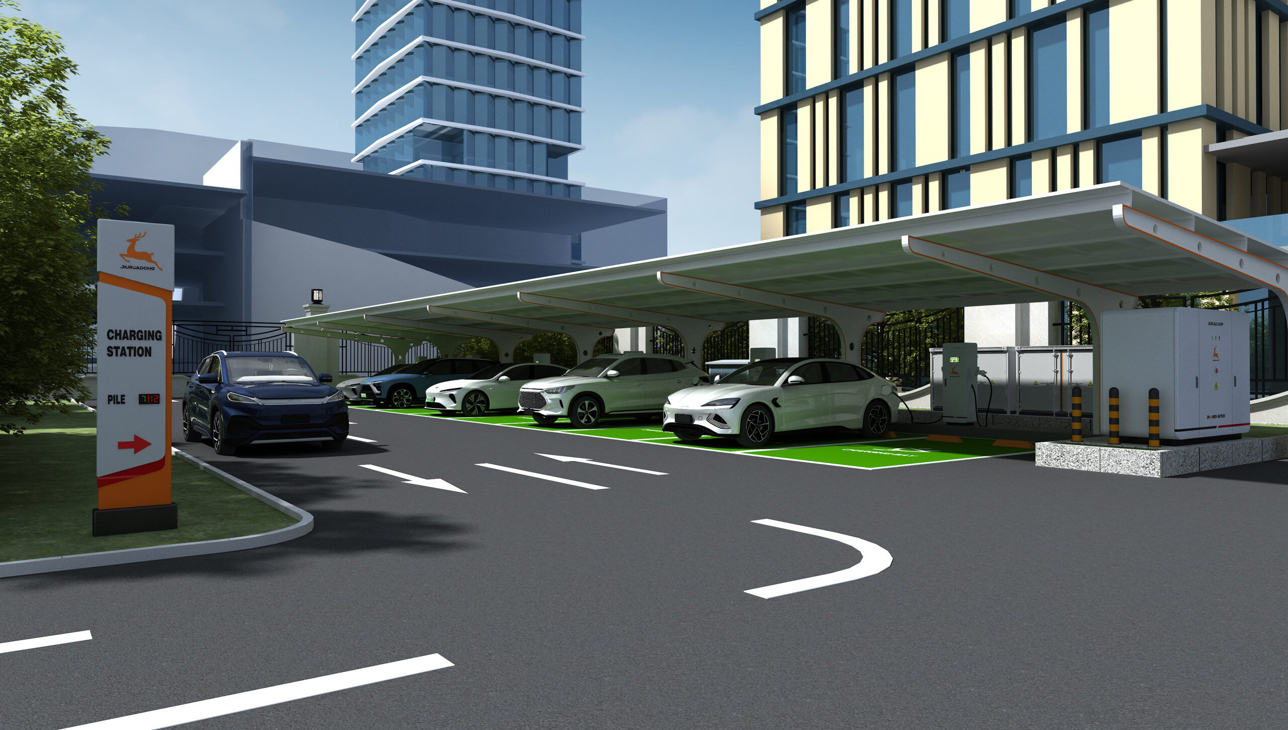 PV ESS EV Charging Station