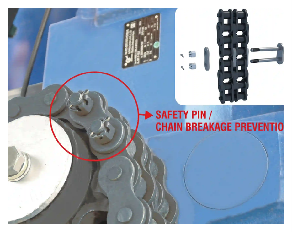 ⑤ anti pin drop chain protection